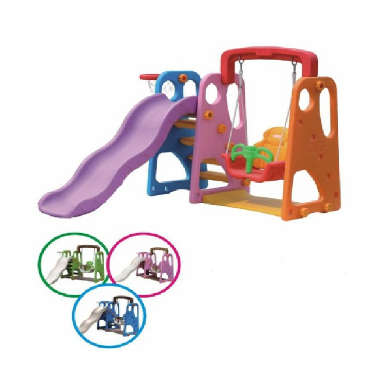 Plastic Kids Slide and Swing SHA-16097