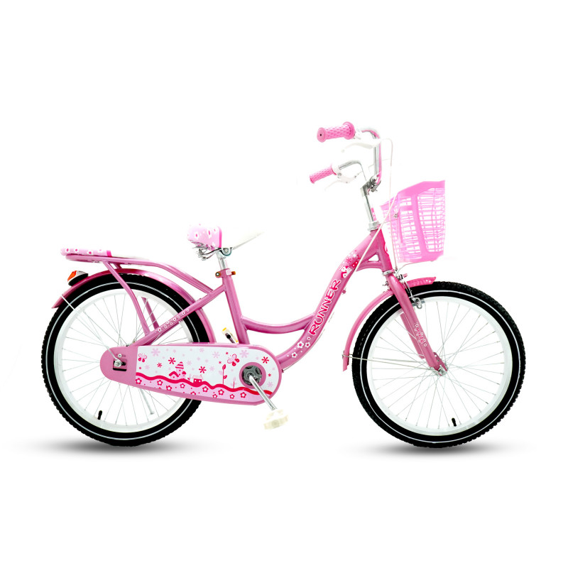 Runner Kid Cycle for Girls With front Basket
