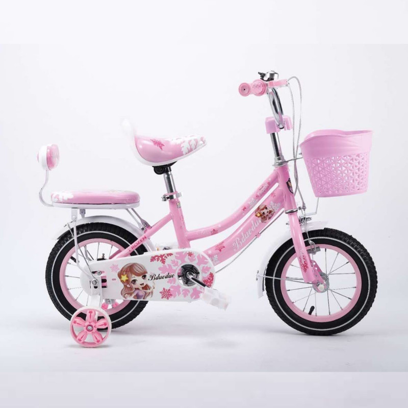Girls Bicycle With Training Wheels 16 Inch Pink