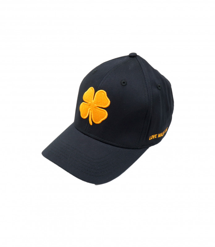 Malahi Land Lucky Heather Embroidered Cap - Black