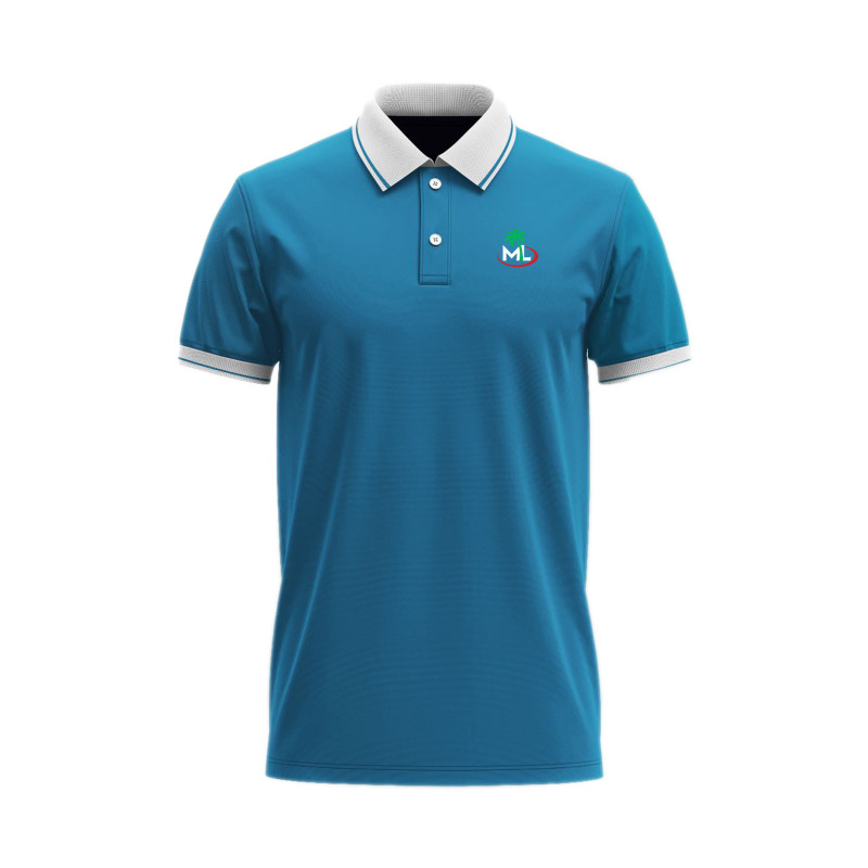 Malahiland Original Mens Premium Polo Tshirt Solid Blue