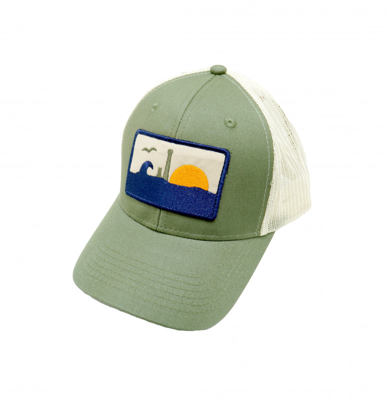 Malahi Land Beach Sunset - Green