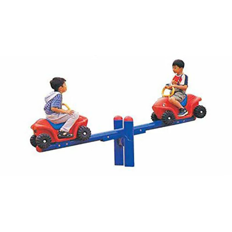 Outdoor seesaw with car shape SHA-VS4-681