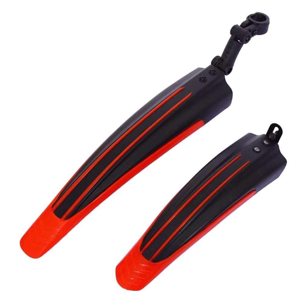 Front And Rear Bicycle Mud Guard Set Red