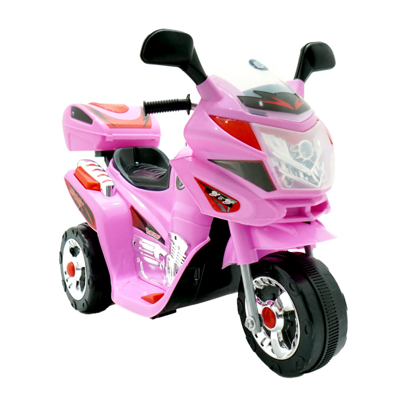 Lovely Baby Electric Ride-On Motorbike LB 518 Battery Operated for Kids (Pink)